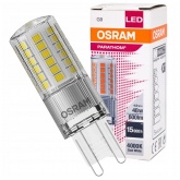 Лампа светодиодная капсула Osram PPIN50 4,8W/840 4000K 220V G9 600Lm d18x59mm холодный свет