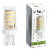 Лампа светодиодная капсула Feron LB-435 11W 4000K 230V G9 керамика холодный свет