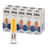 Лампа светодиодная капсула ЭРА LED JCD-6W-GL-840-G9 4000K 220V стекло холодный свет