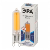 Лампа светодиодная капсула ЭРА LED JCD-6W-GL-840-G9 4000K 220V стекло холодный свет