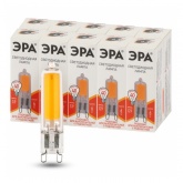 Лампа светодиодная капсула ЭРА LED JCD-6W-GL-827-G9 2700K 220V стекло теплый свет