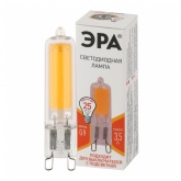 Лампа светодиодная капсула ЭРА LED JCD-3,5W-GL-827-G9 2700K 220V стекло теплый свет