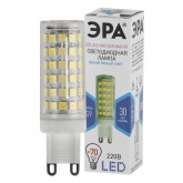 Лампа светодиодная капсула ЭРА LED JCD-9W-CER-840-G9 4000K 220V керамика холодный свет