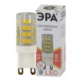 Лампа светодиодная капсула ЭРА LED JCD-5W-CER-827-G9 2700K 220V керамика теплый свет
