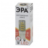 Лампа светодиодная капсула ЭРА LED JCD-5W-CER-827-G9 2700K 220V керамика теплый свет