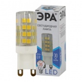 Лампа светодиодная капсула ЭРА LED JCD-3,5W-CER-840-G9 4000K 220V керамика холодный свет