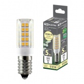 Лампа светодиодная TDM 5W 230V 3000K Е14 SMD 16х54мм