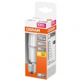 Лампа светодиодная Osram Stick 10W/827 (75W) E27 FR 1050Lm d38x114mm