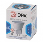 Лампа светодиодная LED MR11 4W 840 4000K 220V GU4 нейтральный белый свет (5056396234524) ЭРА