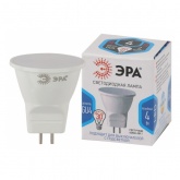 Лампа светодиодная LED MR11 4W 840 4000K 220V GU4 нейтральный белый свет (5056396234524) ЭРА