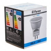 Лампа светодиодная Feron LB-271 MR11 3W 6400K 230V G5.3 холодный дневной свет