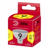 Лампа светодиодная ЭРА LED MR16 RED LINE 9W 827 2700K 220V GU5.3 теплый свет