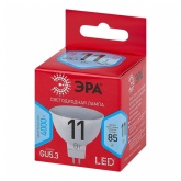 Лампа светодиодная ЭРА LED RED LINE MR16-11W-840-GU5.3 4000K 220V холодный свет