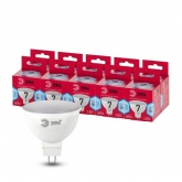 Лампа светодиодная ЭРА LED RED LINE MR16-7W-840-GU5.3 4000K 220V холодный свет