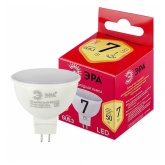 Лампа светодиодная ЭРА LED RED LINE MR16-7W-827-GU5.3 2700K 220V теплый свет