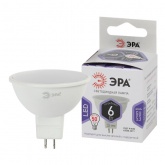 Лампа светодиодная ЭРА LED MR16-6W-860-GU5.3 6000K 220V дневной свет