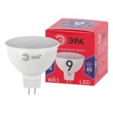 Лампа светодиодная ЭРА LED RED LINE MR16-9W-865-GU5.3 6500K 220V дневной свет