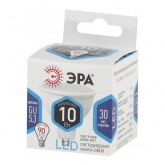 Лампа светодиодная ЭРА LED MR16-10W-840-GU5.3 4000K 220V холодный свет