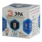 Лампа светодиодная ЭРА LED MR16-8W-840-GU5.3 4000K 220V холодный свет