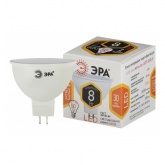 Лампа светодиодная ЭРА LED MR16-8W-827-GU5.3 2700K 220V теплый свет