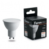 Лампа светодиодная Feron PRO LB-1608 MR16 8W 2700K 220V G5.3 используется Osram LED теплый свет