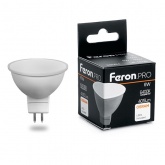 Лампа светодиодная Feron PRO LB-1606 MR16 6W 6400K 220V G5.3 используется Osram LED дневной свет