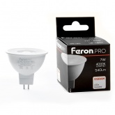 Лампа светодиодная Feron PRO LB-1607 MR16 7W 4000K 220V G5.3 холодный свет