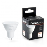 Лампа светодиодная Feron PRO LB-1610 MR16 10W 6400K 220V G5.3 120° дневной свет