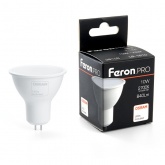 Лампа светодиодная Feron PRO LB-1610 MR16 10W 2700K 220V G5.3 120° теплый свет