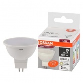 Лампа светодиодная Osram LED Value LVMR1650 6SW/830 3000K (50W) 220V GU5.3 480Lm тепло-белый свет