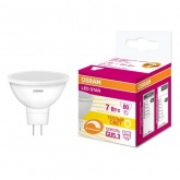 Лампа светодиодная Osram LED LS MR16 D80 7W/830 220V GU5.3 DIM 110° 15000h