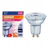 Лампа светодиодная Osram PARATHOM PAR16 GL 80 8,3W/930 36° DIM 230V GU10 575lm