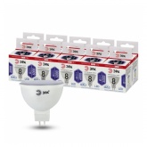 Лампа светодиодная ЭРА LED MR16 8W 860 6000K 12V GU5.3 дневной свет