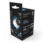 Лампа светодиодная филаментная диммируемая Gauss G200 14W 4100K Е27 1170Lm молочный