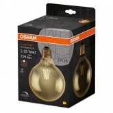 Лампа филаментная светодиодная шар Osram Vintage G125 51 6,5W/824 E27 DIM 725Lm золотой