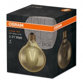 Лампа филаментная шар Osram Vintage Globe125 21 2,5W/824 E27 200Lm