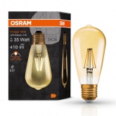 Лампа филаментная капля Osram Vintage ST64 35 4W/824 E27 410Lm