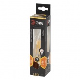 Лампа филаментная светодиодная свеча на ветру ЭРА F-LED BXS 7W 827 E14 теплый свет 576511