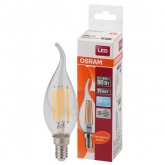 Лампа филаментная светодиодная свеча на ветру Osram LED LSCL BA60 5W/840 220V E14