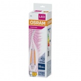 Лампа филаментная светодиодная свеча на ветру Osram PARATHOM BA40 4W/827 220V E14