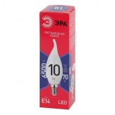 Лампа светодиодная свеча на ветру ЭРА LED BXS 10W/865 E14 R холодный свет (5056306085949)