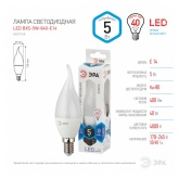 Лампа светодиодная свеча на ветру ЭРА LED BXS 5W/840 E14 белый свет 576733