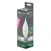 Лампа светодиодная WFC37-5 Вт-220 В -3000 К–E14 (свеча на ветру) TDM