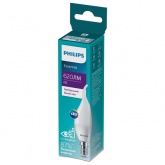 Лампа светодиодная свеча на ветру Philips ESS LEDCandle B35 6W (75W) 840 230V E14 FR 620lm