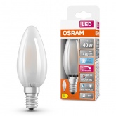 Лампа филаментная свеча Osram LED SUPERSTAR PLUS CLASSIC B 3,4W/940 (40W) 220V E14 FR DIM