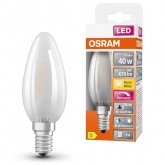 Лампа филаментная свеча Osram LED SUPERSTAR PLUS CLASSIC B 3,4W/927 (40W) 220V E14 FR DIM