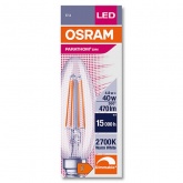 Лампа филаментная свеча Osram PARATHOM PRO CLASSIC B 4.8W/827 (40W) 220V E14 CL DIM
