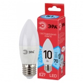 Лампа светодиодная свеча ЭРА RED LINE LED B35 10W 840 4000K 220V E27 холодный свет