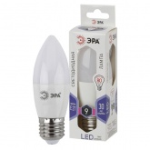 Лампа светодиодная свеча ЭРА STD LED B35 9W 860 E27 9W холодный дневной свет