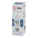 Лампа светодиодная свеча ЭРА LED B35 11W 840 4000K 220V E27 холодный свет